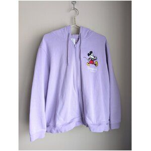 Disney Resort Mickey Embroidered Zip Hoodie